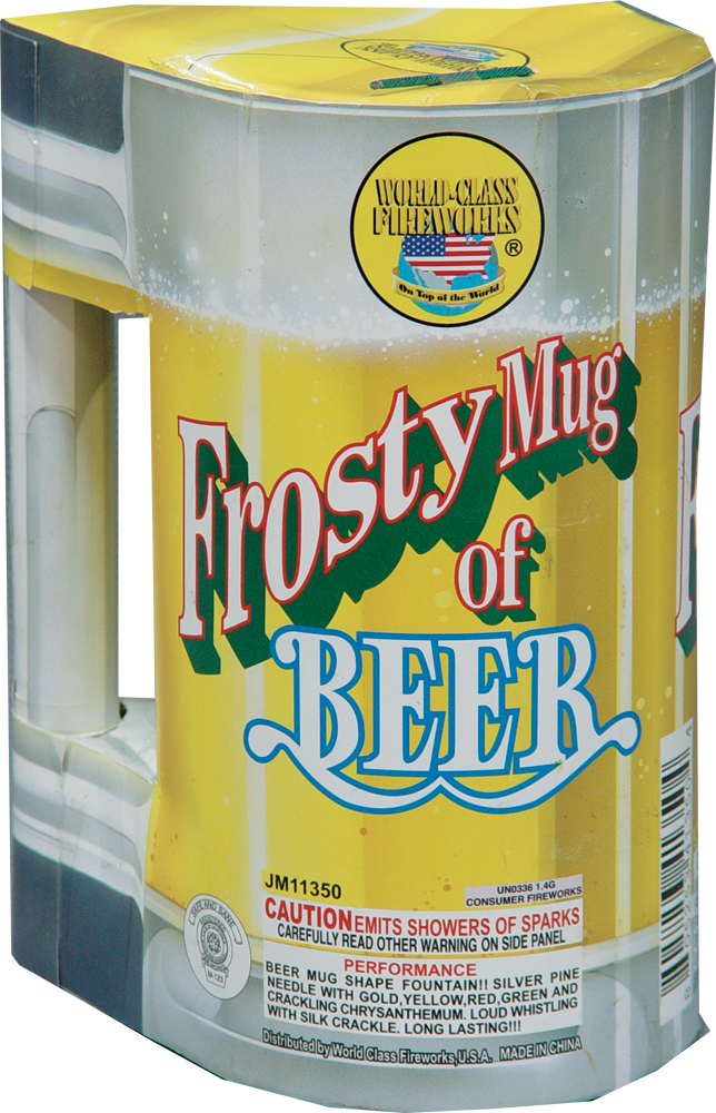 frosty mug of beer